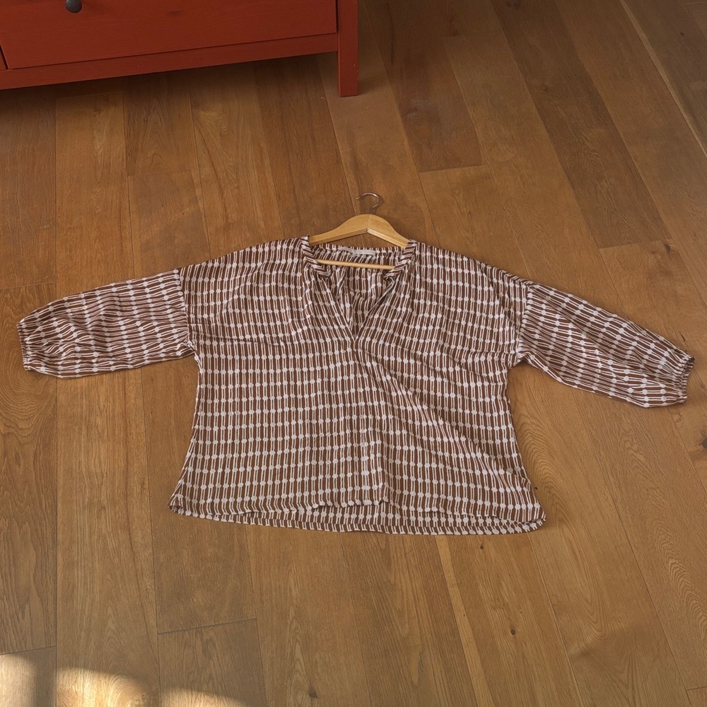 Erica Tanov silk de chine top